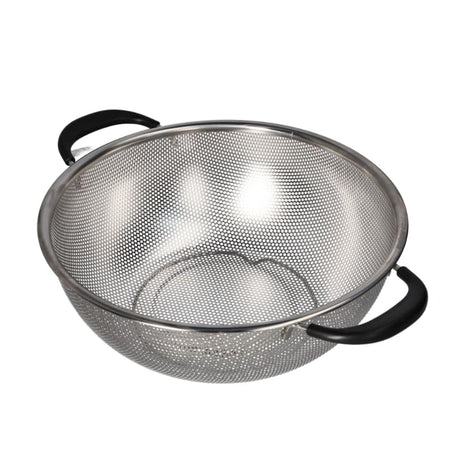 Stainless Steel Colander With Plastic Handle 28.5cm