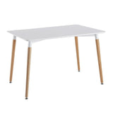 White Table 115 x 75cm