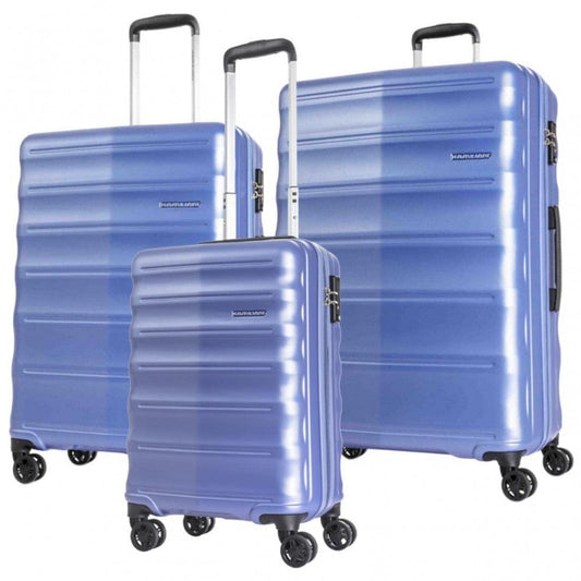 Kamiliant Tenaya Luggage Blue 3pc Set