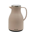 Double Wall Glass Vacuum Flask 1L Mocha