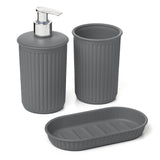 Bathroom A6 Baobab Anthracite Grey (Set of 3)