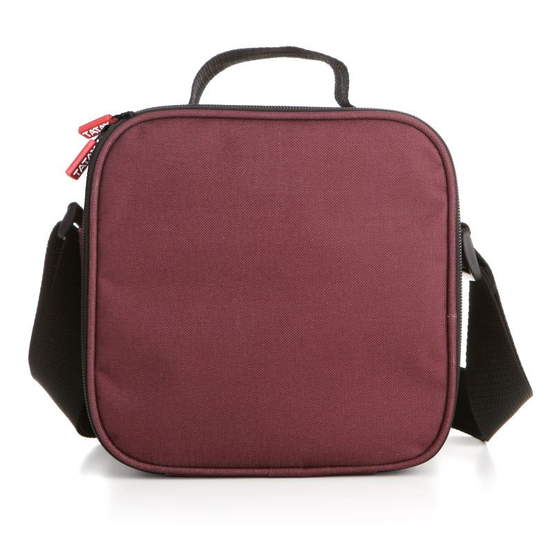 Thermal Food Bag With Containers Burgundy