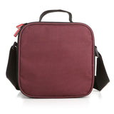 Thermal Food Bag With Containers Burgundy