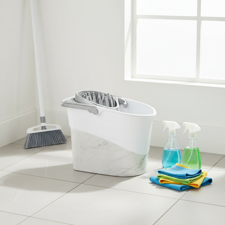 Mop Bucket Spider Deco Marble