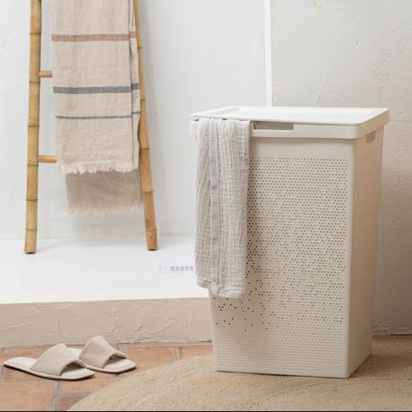 Laundry Hamper 60L Bohol Sky White