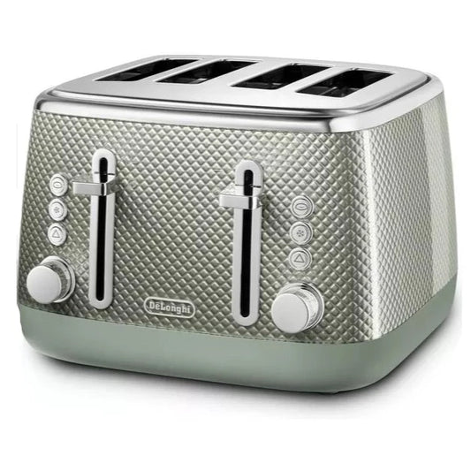 Icona Metallic 4-Slice Ice Green Toaster