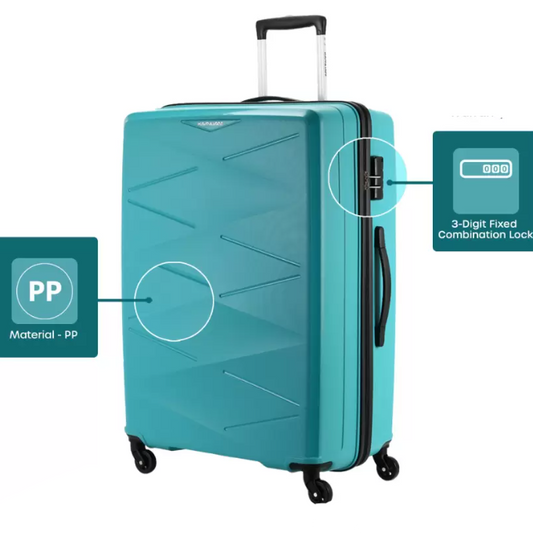 Kamiliant Triprism Luggage 3pcs Set Aqua