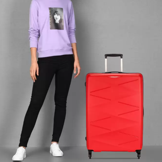 Kamiliant Triprism Luggage 3pcs Set Red