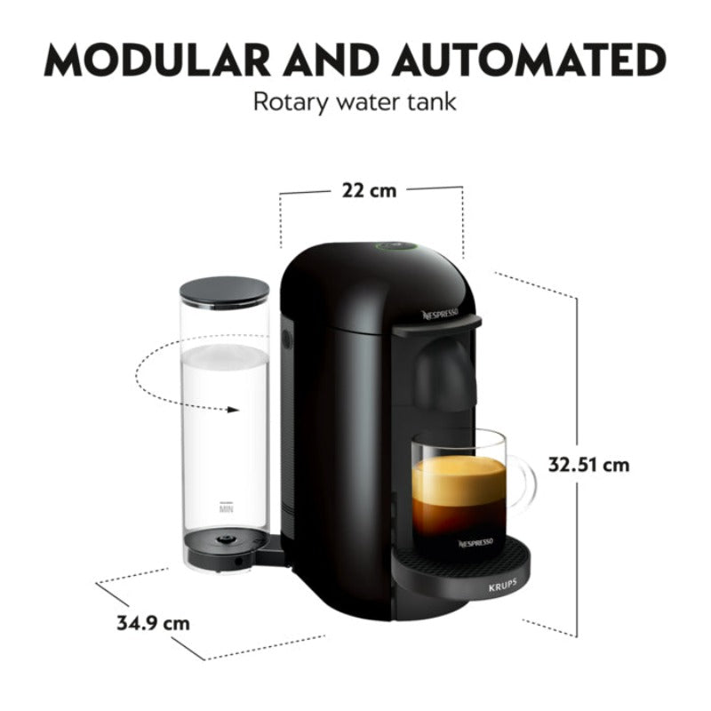 Nespresso Vertuo Plus Coffee Machine Round Head Black by JB Saeed Studio Buy Nespresso Coffee