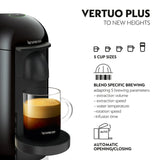 Nespresso Vertuo Plus Coffee Machine Round Head Black