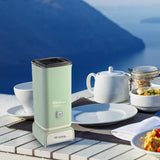 Milk Frother Vintage Green