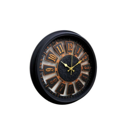 Heritage Wall Clock Trax Black Copper