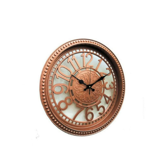 Heritage Wall Clock Retro Copper