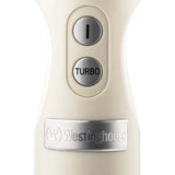 Westinghouse Retro Hand Blender White With Beaker