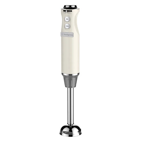 Westinghouse Retro Hand Blender White With Beaker