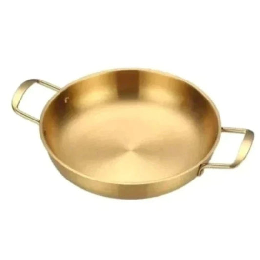 Stainless Steel Gold Plated Pan 24cm