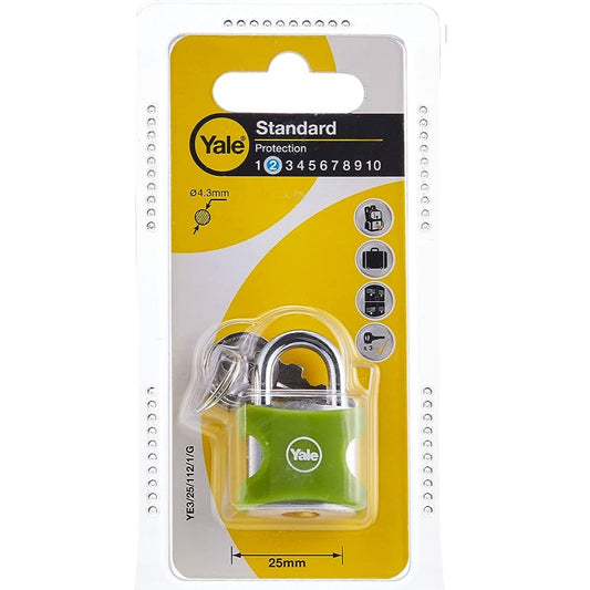 Aluminium Padlock Green