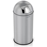 Push Wastepaper Bin 40L SS