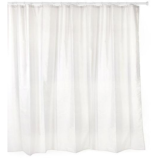 Tatay Shower Curtain, Polyester, White