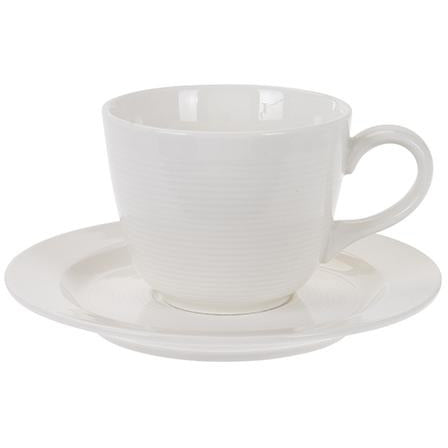 Set of 6 Cup And Saucer Porcelain
