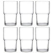 Pasabahce Drinking Glass Set (Pack of 6) Hill