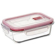 Hermetic Glass Container Cook & Eat 0,64L Red