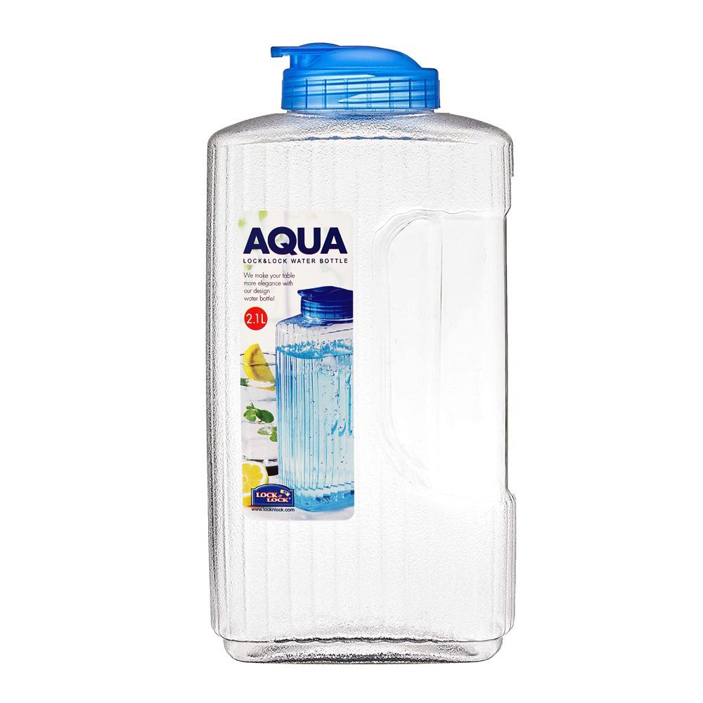 Lock & Lock Aqua Water Bottle Pet, 2.1L