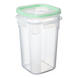 Food Container 1L Clip Safe Transparent Green