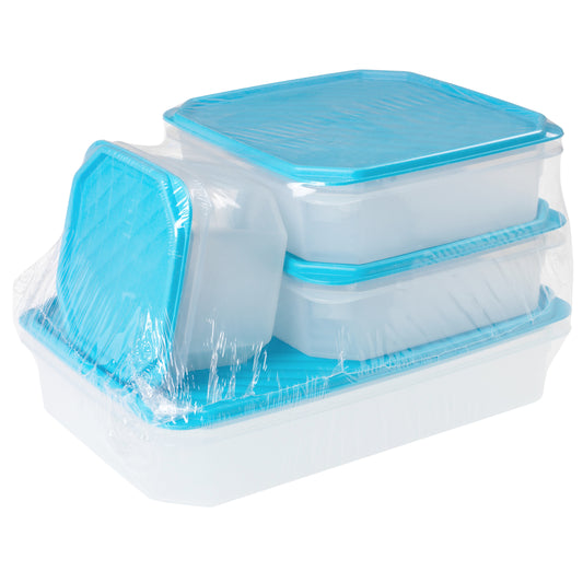 FOOD CONTAINER SET BLUE 