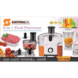 6 in 1 Food Processor