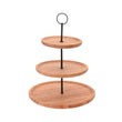 Bamboo 3 Tiers Food Stand
