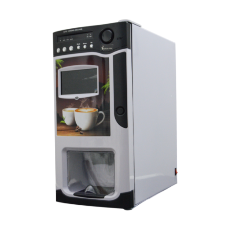 Vending Coffee Machine 3 Flavor With Multimedia Displayer