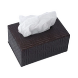 Faux Leather Tissue Box Small