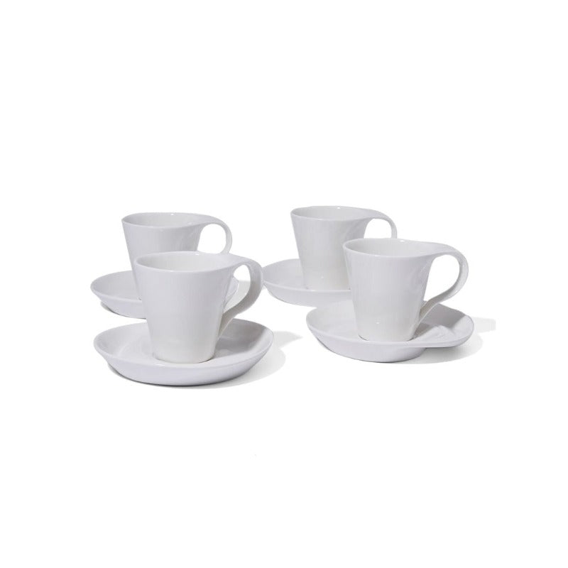 Alfresco Espresso Cup and Saucer 8 Pcs 50Ml