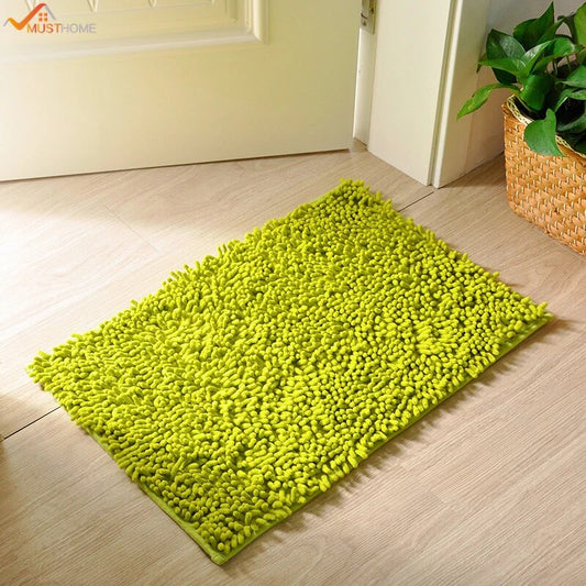 Bath Mat Chenille, Anise Green