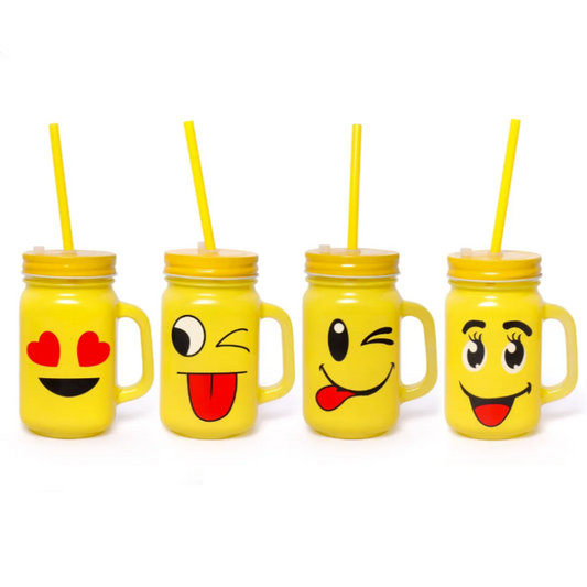 Mason Jar Emoji (Set of 4)