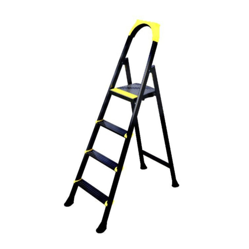 Metal Ladder 4 Steps Black