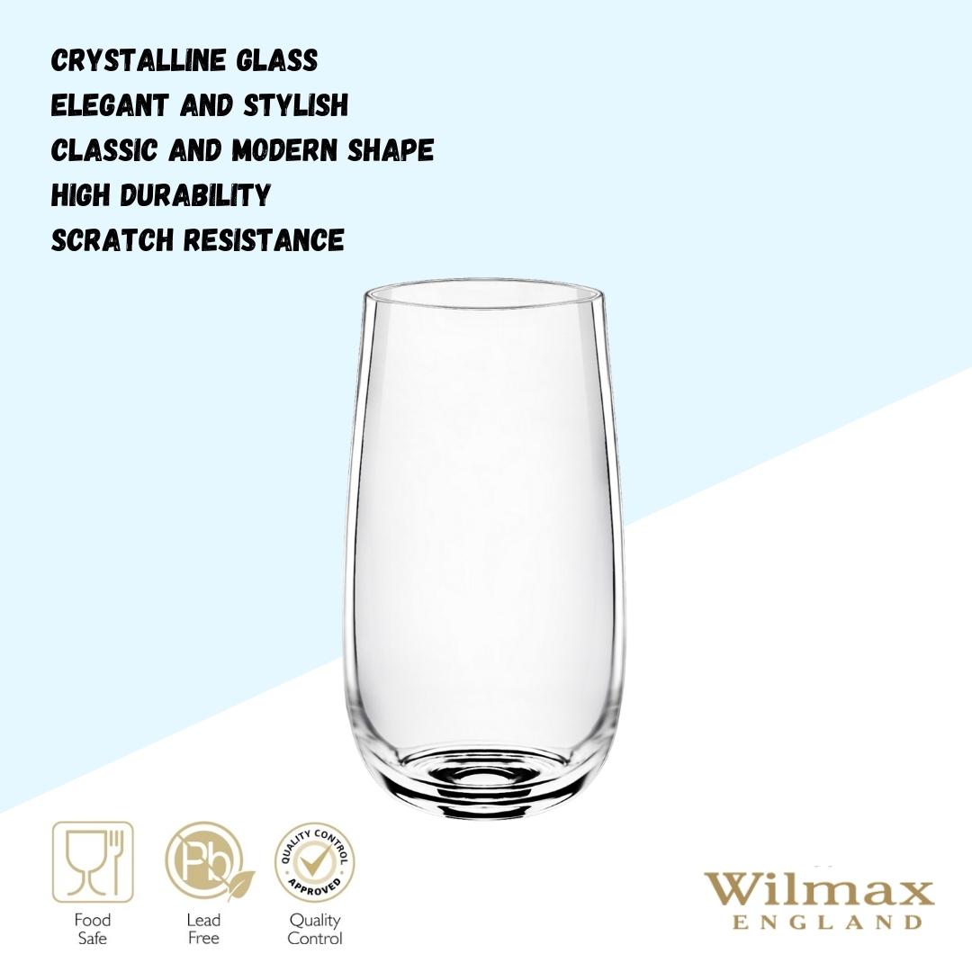 Crystalline Glass set of 6 540 ML