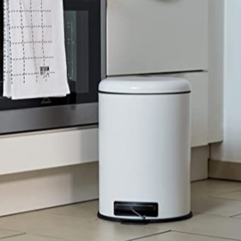 Pedal Bin Leman Easy Close 20L White