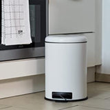 Pedal Bin Leman Easy Close 20L White