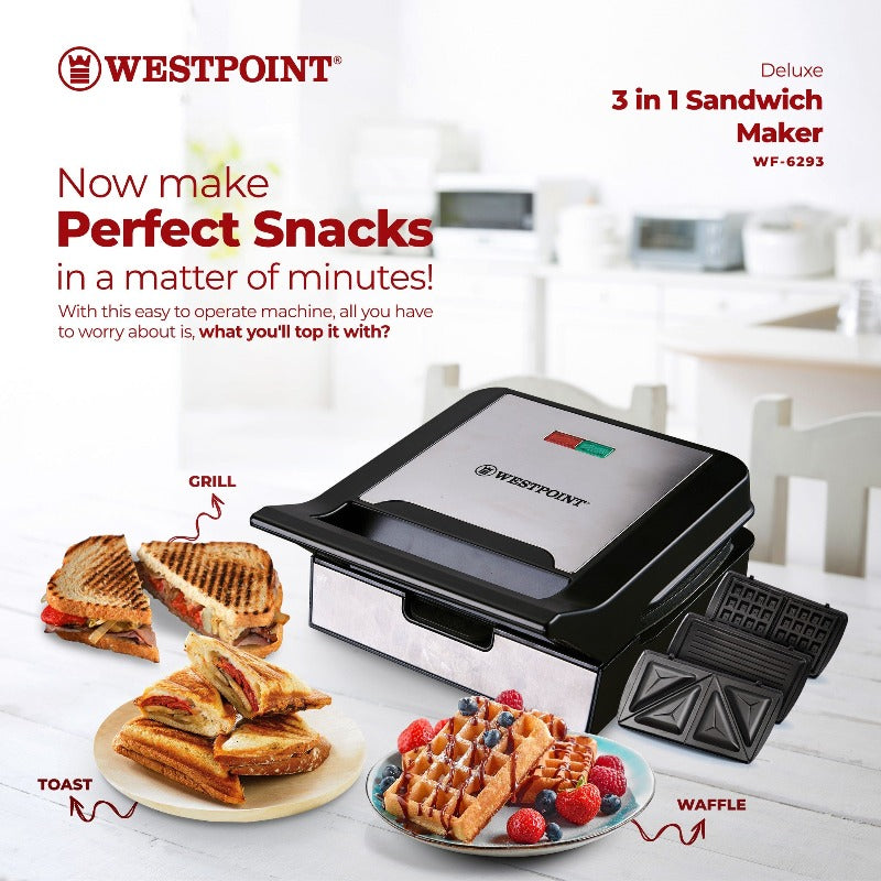Westpoint Sandwich Toaster 3 in 1