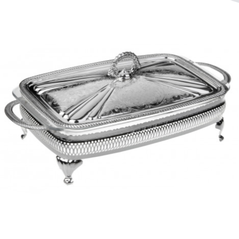 Single Oblong Casserole With Lid