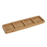 Bamboo  Serving Plate (4 Compartments)