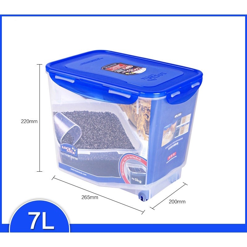 Lock & Lock Rice Container 7L With Cup