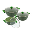 Essential 6 Pieces Casserole Set Green
