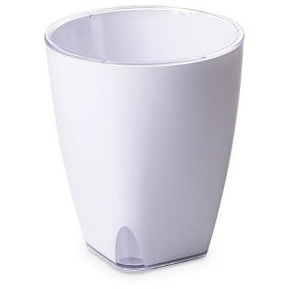 Acquadea Pot D 18 , 17 White With Self Watering System