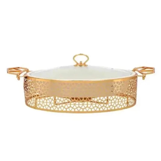 Classic Twin Casserole Burner Dish Rectangle With Lid