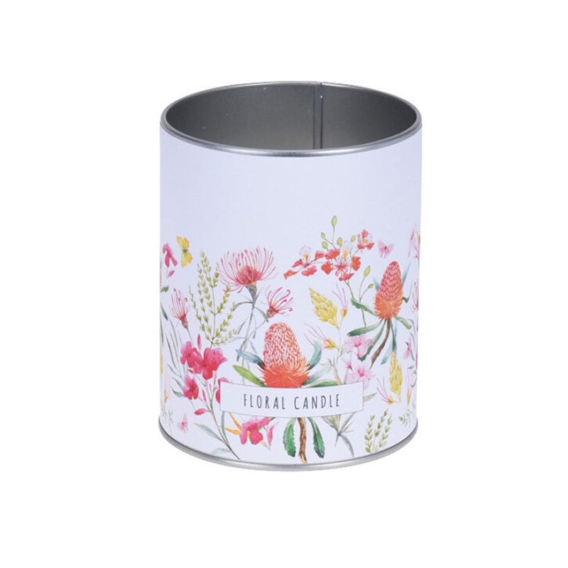 Candle in Zinc Pot