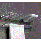Sapphire Wall Towel Rack & Rail