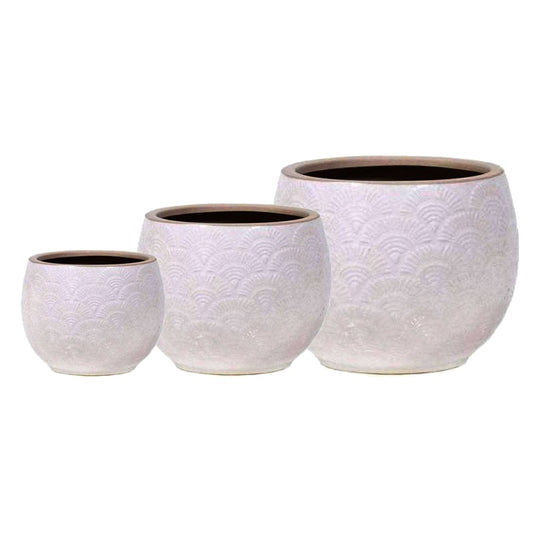 Classic Floral Space (Set of 3 Ceramic Vases)